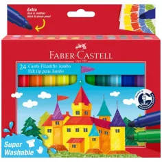Faber-Castell Jumbo Flomaster Set – 24 kom „Dvorac” set