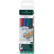 Faber-Castell: Multimark set alkoholnih flomastera - 0,6mm - 4 kom