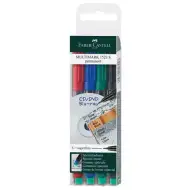 Faber-Castell: Multimark set alkoholnih flomastera S - 0,4mm