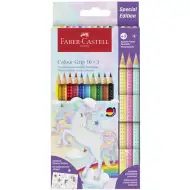 Faber-Castell: Set olovaka u boji Grip Unicorn s 10+3 pastelne boje