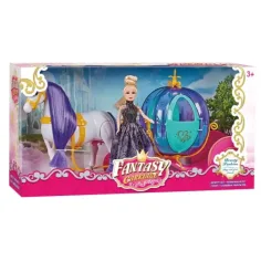 Fantasy čarobni bundeva kočija set s konjem i bebom