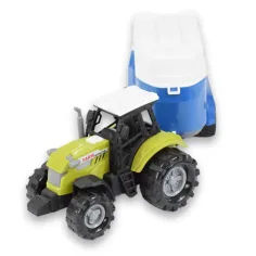 Farm Truck: Traktor za konje sa prikolicom, svjetlom i zvukom 23cm slika 3