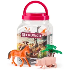 Faunica: Igračka set životinja na farmi u kanti - Woodyland