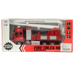 Fire Truck: Vatrogasno vozilo s kranom na zamašnjaku sa svjetlom i zvukom 20 cm slika 6