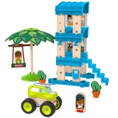 Fisher-Price: Wonder Makers set za izgradnju obalnog bungalova 35kom - Mattel slika 3