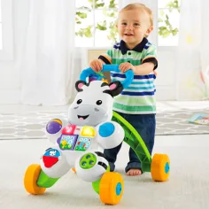 Fisher-Price: Pomoćnik za hodanje Zebra - Mattel slika 3