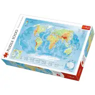 Fizička karta Zemlje puzzle od 1000kom - Trefl