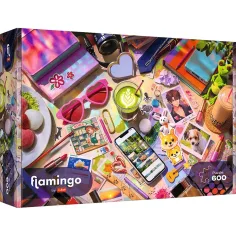 Flamingo by puzzle Moj mali svijet 600-dijelni puzzle - Trefl