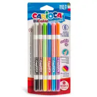Flomasteri sa dvije boje u setu, 6kom - Carioca