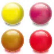Fluo gumena lopta - 14cm - više boja