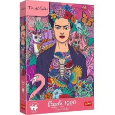 Frida Kahlo - Cvjetna duša 1000-dijelni premium puzzle - Trefl