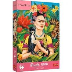Frida Kahlo - Džungla portret 1000 komada premium puzzle - Trefl