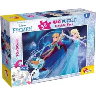 Frozen 2 u 1, maxi slagalica od 35 dijelova i bojanka 70x50 cm – Lisciani