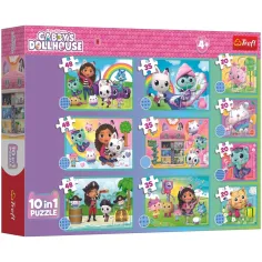 Gabi kućica za lutke 10u1 puzzle set - Trefl