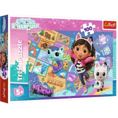 Gabi kućica za lutke A film 100-dijelni puzzle - Trefl