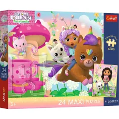 Gabi kućica za lutke Gabi spašavatelj 24 kom Maxi puzzle - Trefl