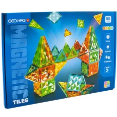 Geomag Magnetic Tiles Gems 60 komada magnetska građevinska igračka