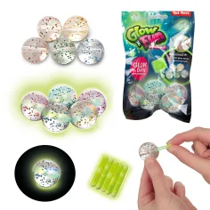 Glow N Fun svijetleći gumeni loptičasti set 5 kom