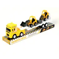 Građevinski kamion sa 2 stroja