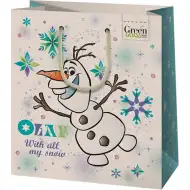 Green Grass Snježno kraljevstvo Olaf Božićna premium poklon vrećica srednje veličine 18x10x23cm