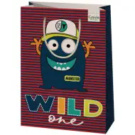 Green Grass Wild One  monster velika poklon torba 24x9x34cm