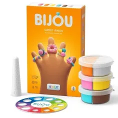 Hey Clay: Bijou slatki prstenovi kreativna zrakom sušena glina set