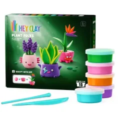 Hey Clay: Plant Folks figura za biljke set za modeliranje – set od 15 komada