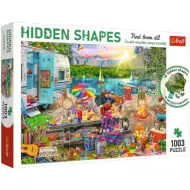 Hidden Shapes: Putovanje kamp kućicom puzzle 1000 kom  - Trefl