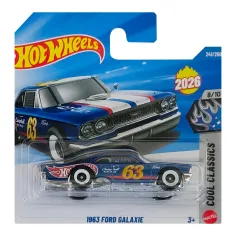 Hot Wheels: 1963 Ford Galaxie mali automobil 1/64 - Mattel