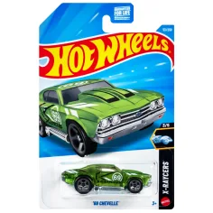 Hot Wheels: '69 Chevelle zeleni mali auto 1/64 - Mattel