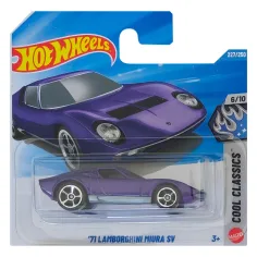 Hot Wheels: '71 Lamborghini Miura SV ljubičasti autić 1/64 - Mattel