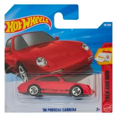Hot Wheels: '96 Porsche Carrera crveni mali auto 1/64 - Mattel