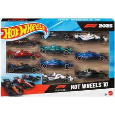Hot Wheels Autići: F1 Set od 10 Komada - Mattel
