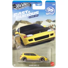 Hot Wheels: Brza i žestoka Honda Civic EG žuti autić 1/64 - Mattel