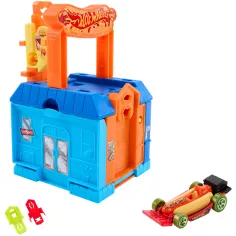 Hot Wheels: City Dine & Go automobilski restoran osnovni set staze – Mattel slika 4