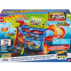 Hot Wheels City: Pranje automobila s autićem koji mijenja boje - Mattel