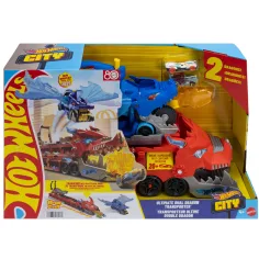 Hot Wheels City: Zmaj vozilo za prijevoz automobila - Mattel