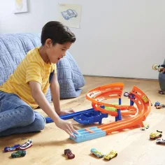 Hot Wheels: Dupla staza s 2 trkaća automobila - Mattel slika 6