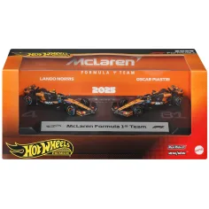 Hot Wheels F1 Maleni Auto 2-u Paketu - McLaren: Norris + Piastri - Mattel