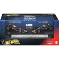 Hot Wheels F1 Mali Auto 2-u Paketu - Red Bull: Verstappen + Tsunoda - Mattel