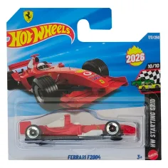 Hot Wheels: Ferrari F2004 mali automobil 1/64 - Mattel
