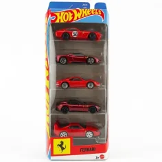 Hot Wheels Ferrari set malih automobila 5 komada 1/64 – Mattel