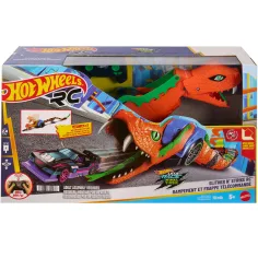 Hot Wheels: Idemo na utrku daljinski upravljani automatski izbacivač automobila sa zmijom – Mattel