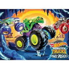 Hot Wheels Monster truckovi 24kom slagalica 35x25cm - Lisciani slika 2