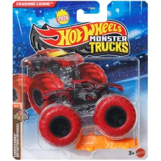 Hot Wheels Monster Trucks: Crashing Canine mali automobil 1/64 – Mattel