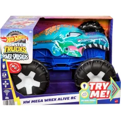 Hot Wheels Monster Trucks: Daljinski interaktivni Mega Wrex monster auto - Mattel