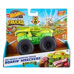 Hot Wheels Monster Trucks: Gunkster monster auto sa svjetlom i zvučnim efektima 1/43 - Mattel