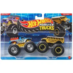 Hot Wheels Monster Trucks: Haul Y'All vs Too S'Cool autić 2 komada paket 1/64 - Mattel