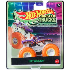 Hot Wheels Monster Trucks: Hotweiler autić koji svijetli u mraku 1/64 - Mattel