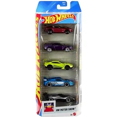 Hot Wheels Motor Show set malih automobila od 5 kom – Mattel